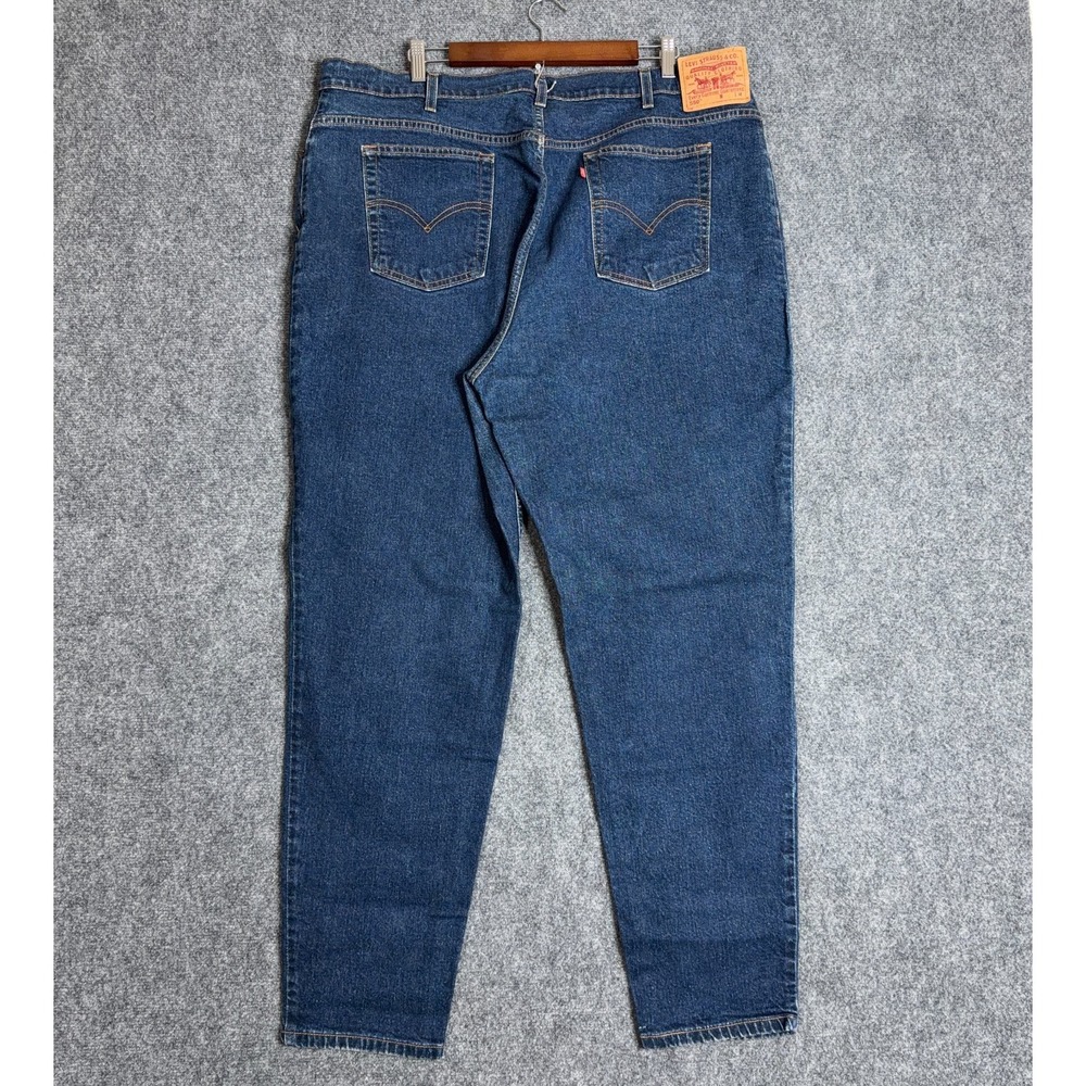 Vintage Levi's 550 Jeans Womens 24 Relaxed Tapered Leg High Rise Dark Wash Denim - Picture 4 of 13